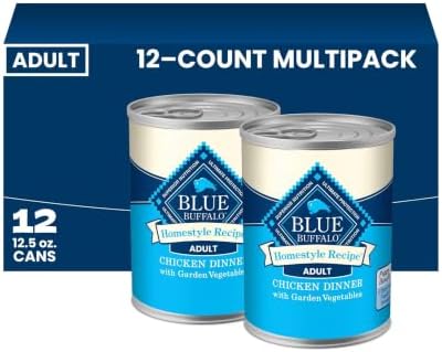 Blue Buffalo Homestyle Recipe Chicken Adult Wet Dog Food, 12.5 oz, 12 ct