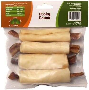 Rocky Ranch, Medium Chewer Bundle Pack, Beef Flavor, 15.92 oz, Adult Dog, Natural Chew Treats, Dental Care, High Protein. No additives