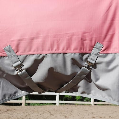 LEAFOREST 1200D Horse Turnout Blanket Waterproof 200g Fill Winter Cold Wet