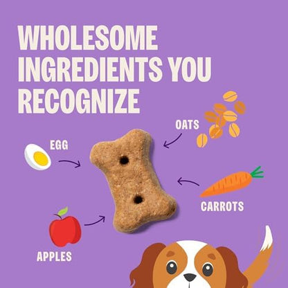 Wellness Old Mother Hubbard Classic Liv'R'Crunch Dog Biscuits, Natural Training Treats, Chicken Liver, Oats, Apple and Carrot Flavor, Mini Size, 20 oz Bag