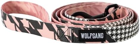 Wolfgang 1 Inch Venture Dog Leash Houndspink Print Small
