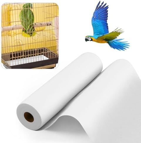Drydiet Cage Liner for Birds, 100 ft x 11 Inch, Parakeet Cage Liners