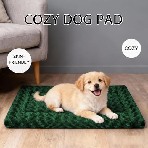 Soft Reversible Dog Mat - Dual-Sided Design for All Seasons - Machine Washable for Crates, Travel, and Home