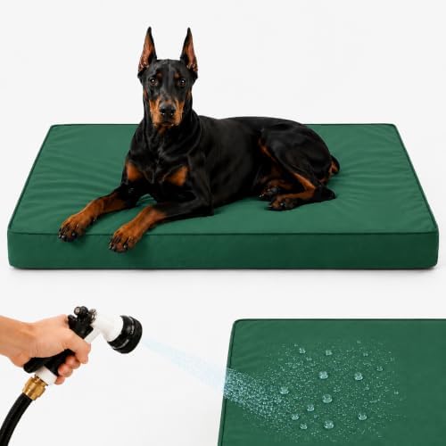 WNPETHOME Outdoor Waterproof Dog Bed Large Sized, Washable Creat Pad 42"