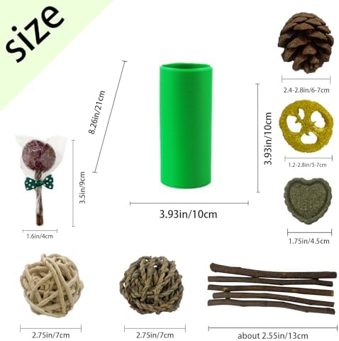Plastic Hamster Tunnels,Ferrets Foldable Exercising Training Tunnels Hamsters Hideout Tube,Collapsible Pet Tunnel,Small Animals Cage Accessories for Mouse Rat Gerbils Rats Mice(Green)