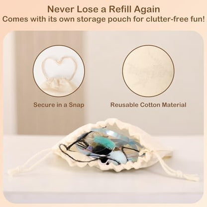 Retractable Cat Wand Toy with 4 Bug-Inspired Feather Refills