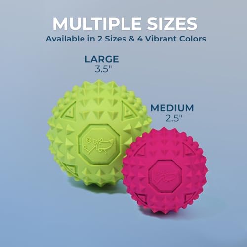 Best Pet Supplies Squeaky Dog Toys with Soft Durable Fabric for Small, Medium and Large Pets Interactive Toy for Indoor Play, Supports Active Biting and Play - Fuchsia, Green, Large