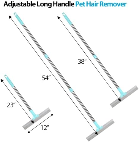 Carpet Rake for Pet Hair Removal Tool,Reusable Hair Remover Broom