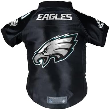 Littlearth NFL Philadelphia Eagles Premium Pet Jersey, Team Color, Large
