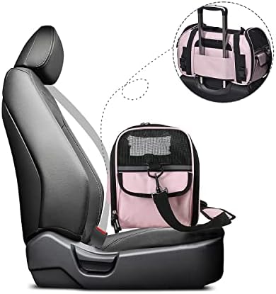JESPET Soft-Sided Airline-Approved Dog & Cat Carrier Travel Bag