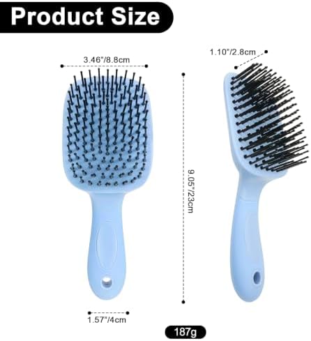 Blue Horse Mane&Tail Comb Horse Grooming Brush 8.62in/21.9cm