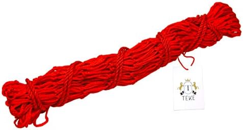 T TEKE 2 pcs Classic Slow hay Feeder hay nets, 40" Length with 2" Holes, Horse Supplies hay Bags for Horses, Goat Feed