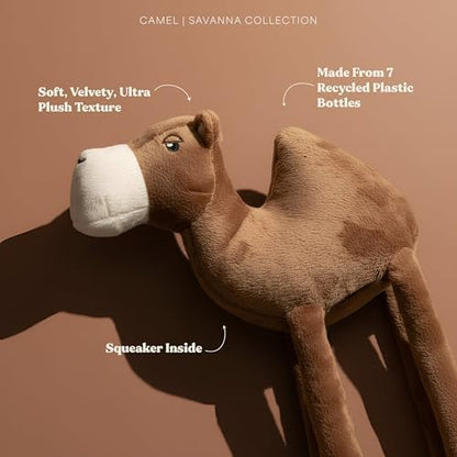Premium Plush Dog Toy - Camel Plush Dog Toy, Jumbo Eco Friendly