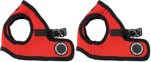 PUPPIA International Puppia Harness Soft B Vest RED XSmall (Pack of 2)