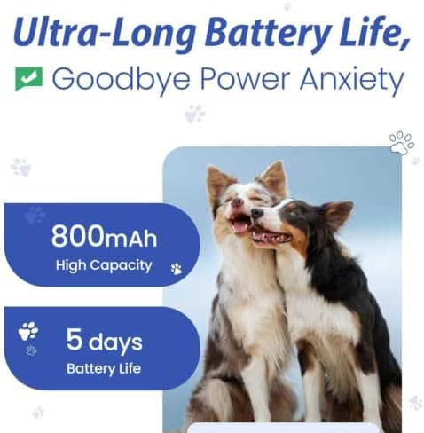 Pet Real Time GPS Tracker, Smart Dog Tracker GPS with 1 Month Subscription