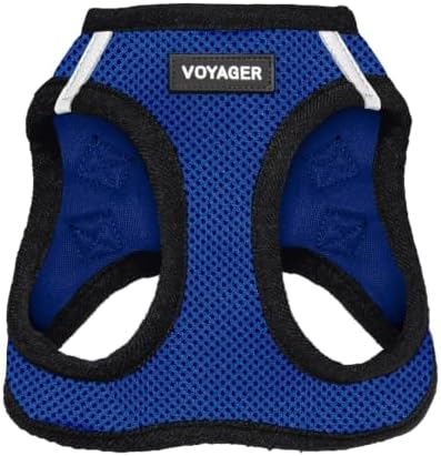 Voyager Step-in Air Dog Vest Harness - Royal Blue/Black Trim, Small