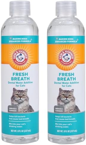 Arm & Hammer Advanced Care Cat Dental Water Additive, 8 Fl Oz, 2-Pack
