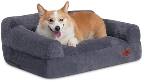 Hollypet Medium Dog Large Cat Bed Puppy Couch Beds for Pets up to 35 lbs