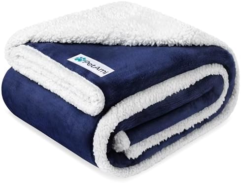 PetAmi Waterproof Dog Blanket for Medium Large Dog Pet, 60x40, Blue