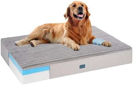 Veehoo Orthopedic Memory Foam Dog Bed for Senior Dogs, 7" Thick XL Dog Bed