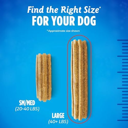 Dentalife Purina Plus Digestive Support Dog Treats, Large, 6 ct Pouch