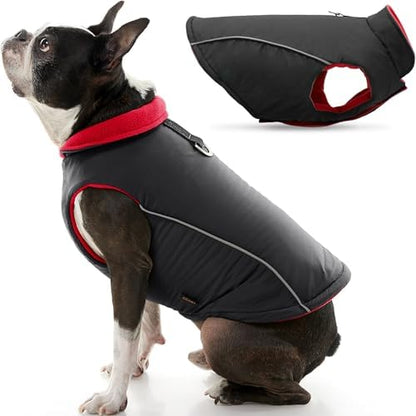 Gooby Sports Vest Dog Jacket, Black, Small
