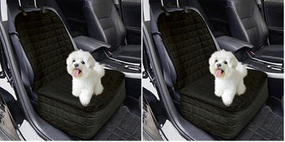 Elegant Comfort Premium Pet Car Seat Cover for Front Seat, Luxury Microfiber Car Seat Protector, Heavy Duty and Durable, Non-Slip and Waterproof Car Seat Cover for Trucks, Cars, and SUVs, Black