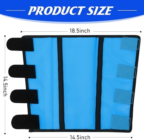 8 Pcs UV Mesh Horse Fly Boots