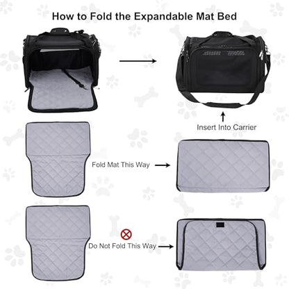 EliteField Deluxe Soft Pet Carrier for Cats and Dogs (3-Year Warranty)