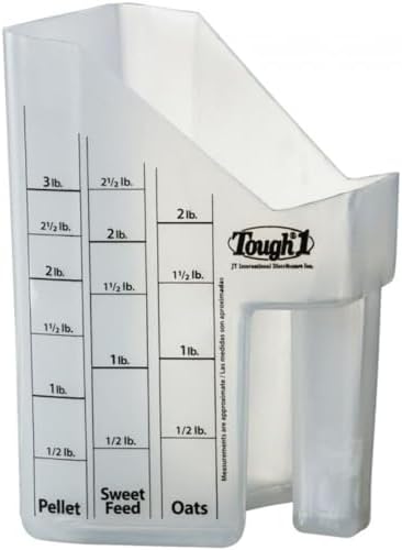 Tough 1 Feed Scoop w. Measurements WHT