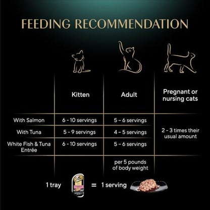 Sheba Perfect Portions Cuts Wet Cat Food, Seafood Multipack, 2.6 oz, 24 ct