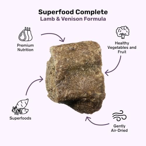 BADLANDS RANCH Air-Dried Lamb & Venison Dog Food, 87% Meat, 64 oz