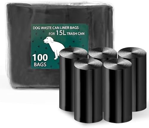 Dog Waste Bags - 100 Pcs Dog Poop Bags for 20L Dog Poop Trash Can