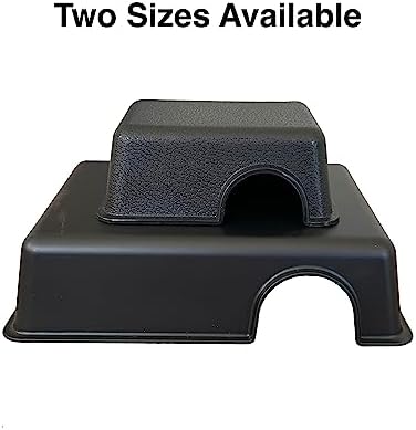 Plastic Reptile Hide Box for Leopard Geckos, Snakes, Lizards, Cornsnakes - Small & Juvenile