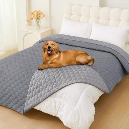 Smiry Waterproof Dog Bed Cover Blanket, Reversible Pet Blanket