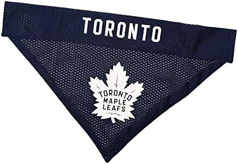 NHL Toronto Maple Leafs Bandana for Dogs & Cats, Small/Medium. - Cute & Stylish Bandana! The Perfect Hockey Fan Scarf Bandana, Great for Birthdays Or Any Party!