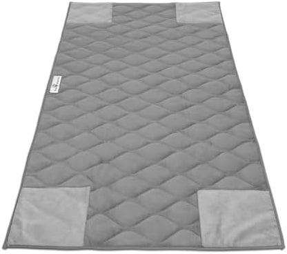 Paw Inspired PopCorner Guinea Pig Cage Liners | Washable Fleece Bedding or Pet Bed Mat for Small Animals | Super Absorbent Pee Pad with Reinforced Corners and Waterproof Bottom (C&C 2x4, Gray)