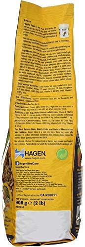 Hari Hagen Tropimix Enrichment Food for Cockatiels & Lovebirds, 2 lb.