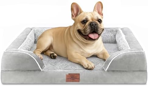 Comfort Expression Waterproof Orthopedic Dog Bed for Medium Size Dog