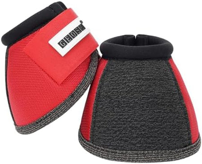 GEOSO Bell Boots for Horses,Ballistic Overreach Horse Boots | Superb Protection, Durability&Comfort,360 Degree Wrap