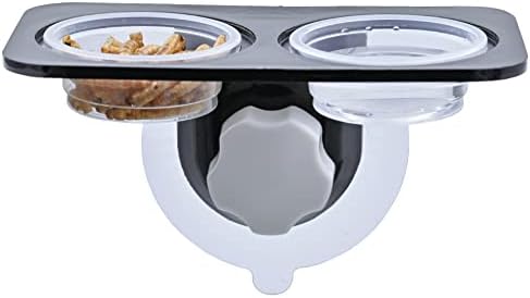 Lizard Gecko Feeding Ledge Holder, with 100 pcs 0.5oz Food Cups Dish