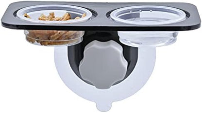 Lizard Gecko Feeding Ledge Holder, with 100 pcs 0.5oz Food Cups Dish