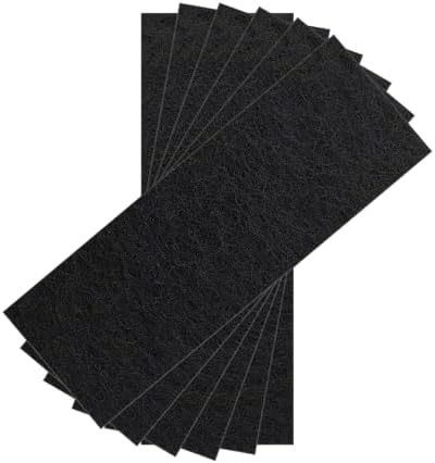 6 Pack Carbon Filters Compatible with Model LR 3, Thickened Cat Litter Box Filters Replacement to Absorb Odors from Pets, Keep Your Home Clean and Fresh