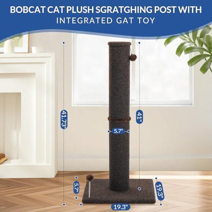 Cat Craft 41" Cat Scratching Post, Brown