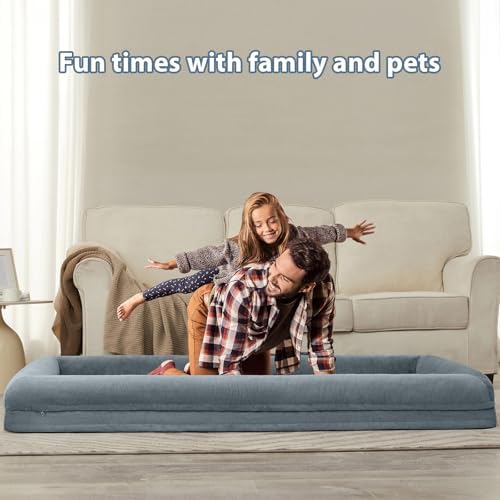 WNPETHOME Human Dog Bed Orthopedic for Adult & Dogs Comfy Sleeping