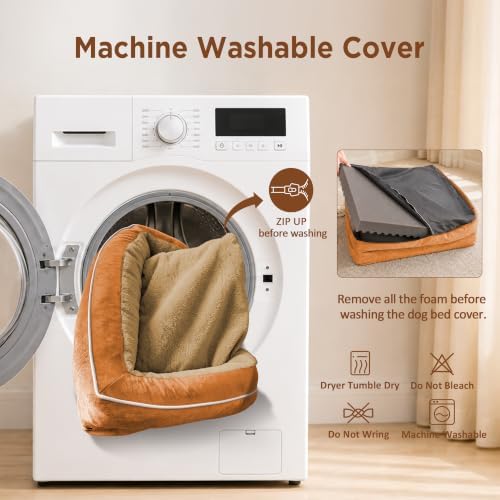 Comfort Expression Waterproof Orthopedic Dog Bed for Medium Size Dog
