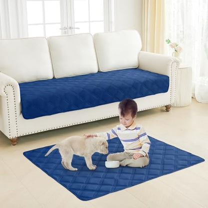 Smiry Waterproof Dog Bed Cover, Reversible Pet Blanket for Sofa Couch