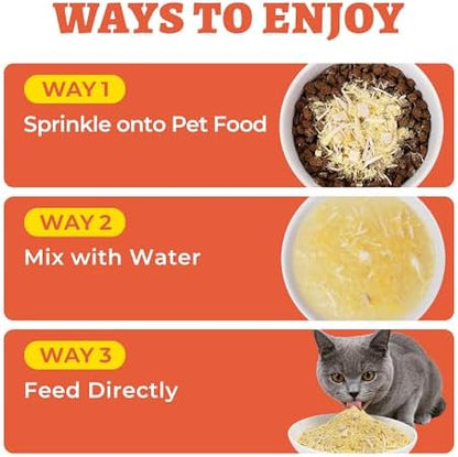 Wellix Freeze Dried Topper with Pumpkin&Sweet Potato for Dogs&Cats, 7.05oz