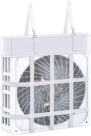 Tessco for you 1 Pcs Box Fan Holders for Horse Stall, Nylon Bag,White