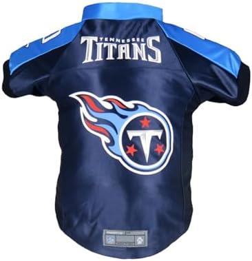 Littlearth NFL Tennessee Titans Premium Pet Jersey, Team Color, Small